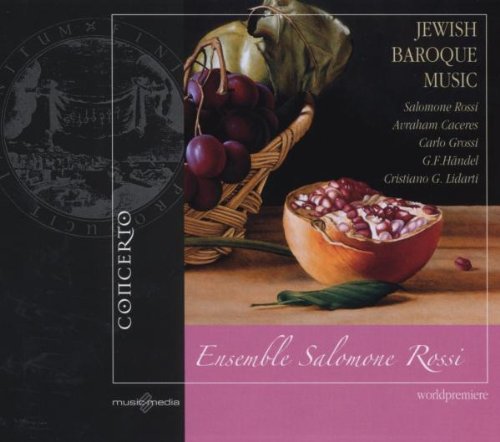 Salamone Rossi Ensemble, R. Steffani( Mezzo Soprano), Luigi Pagliarini( Tenore) - Jewish Baroque Music CD 8012665200918