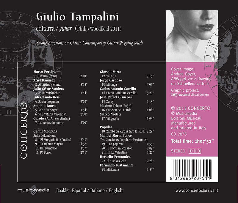 Giulio Tampalini (Chitarra) - Strong Emotions On Classic Contemporary Guitar Vol.2 Cd 8012665207511