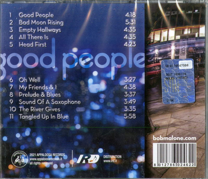 Malone Bob - Good People Cd 8012786024622