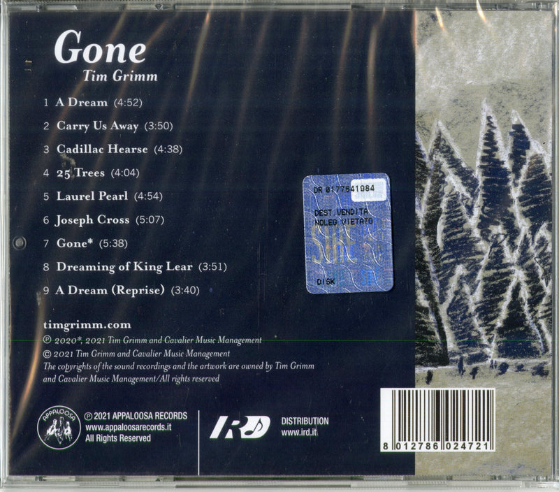 Grimm Tim - Gone Cd 8012786024721