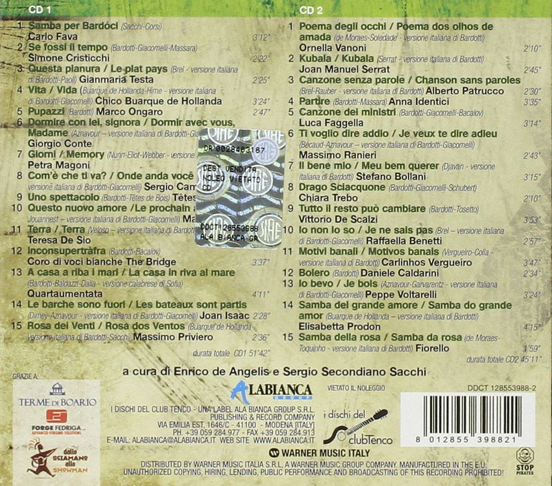 Compilation - Bardoci (Inediti E RaritÃ ) Cd 8012855398821