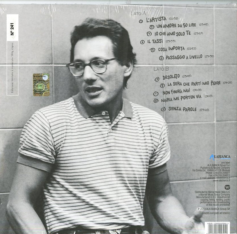 Jannacci Enzo - L'Artista (Ltd.Edt.180Gr.) Lp 8012855409411