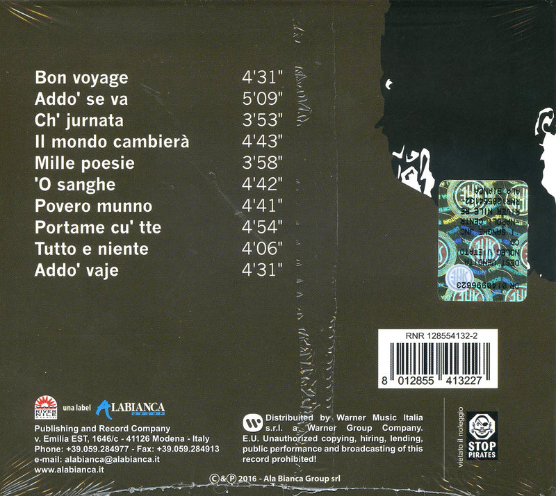 Senese James & Napoli Centrale - 'O Sanghe' Jnc Napoli Centrale Cd 8012855413227