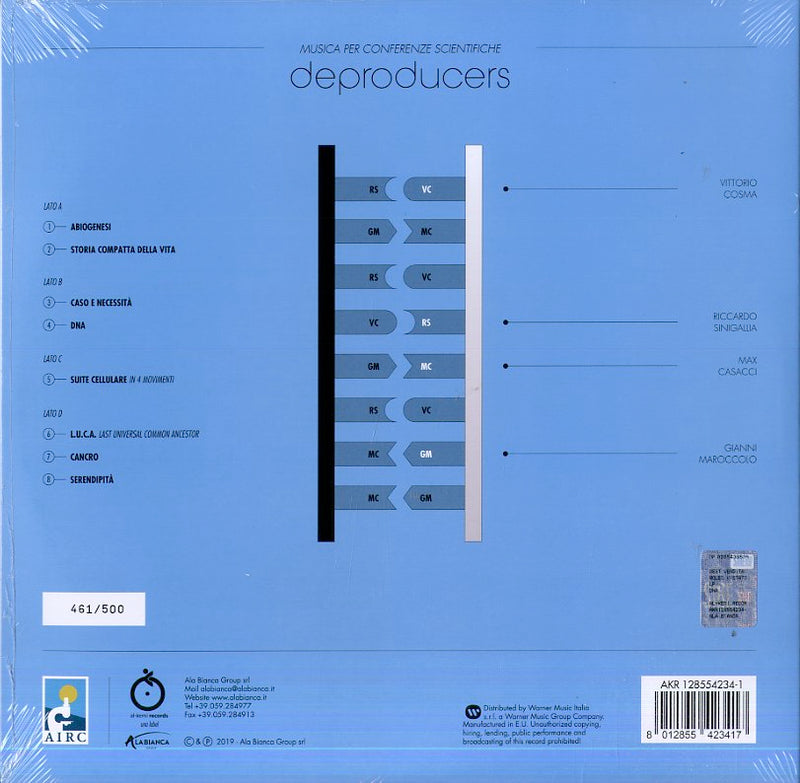 Deproducers( Cosma, Maroccolo, Sinigallia, Casacci) - Dna Lp 8012855423417