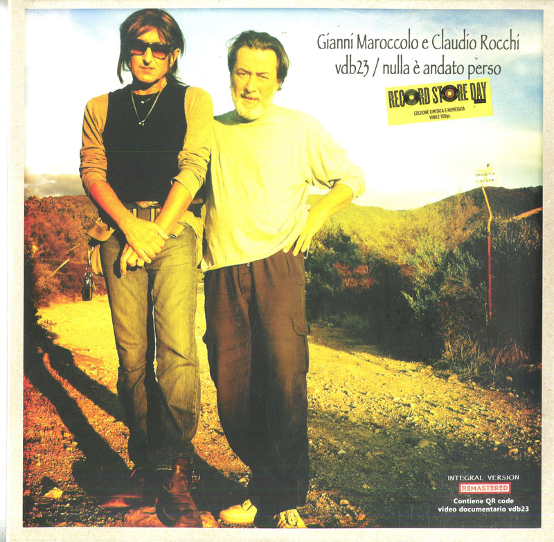 Maroccolo Gianni & Rocchi Claudio - Vdb23, Nulla Ãˆ Andato Perso (180 Gr. Vinyl Black Limited Edt.) (Rsd 2020) Lp 8012855428719