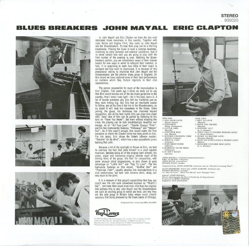 Mayall, Clapton - Blues Breakers Lp 8013252900020