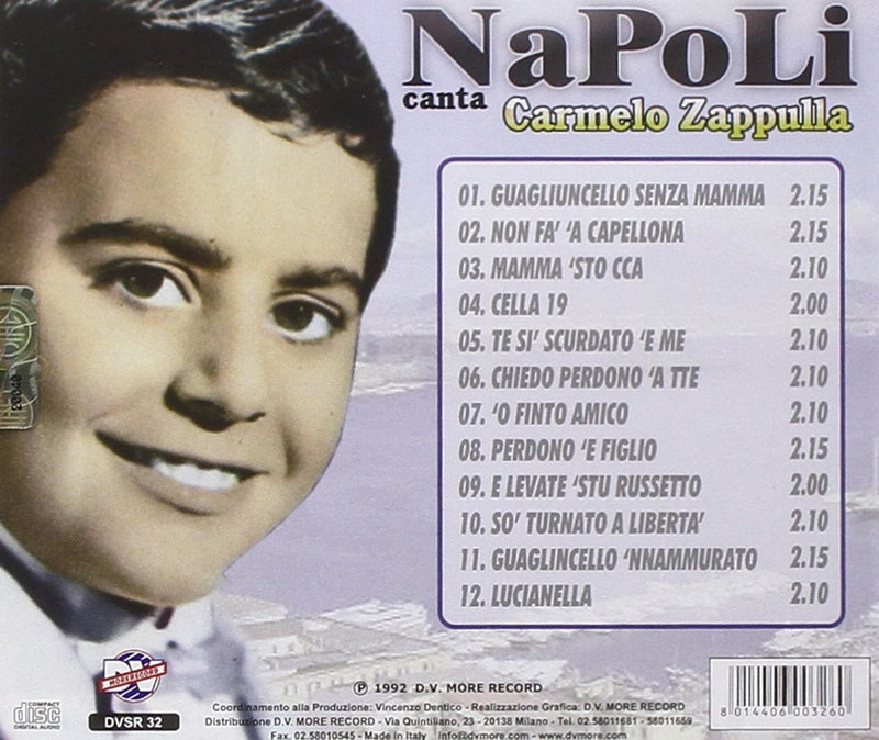 Zappulla Carmelo - Napoli Canta CD 8014406003260