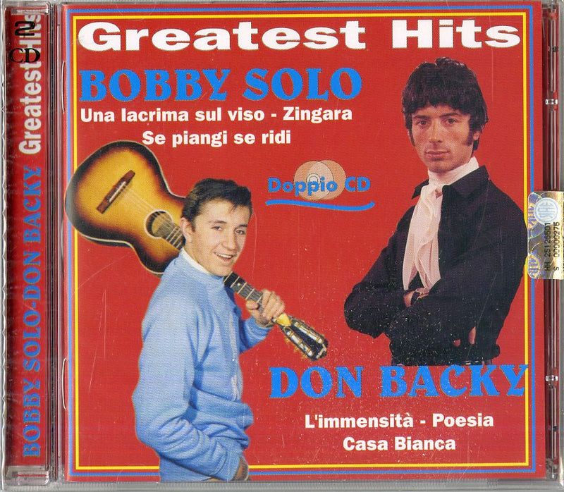 Solo Bobby, Don Backy - Greatest Hits Bobby Solo, Don Backy Cd 8014406430165