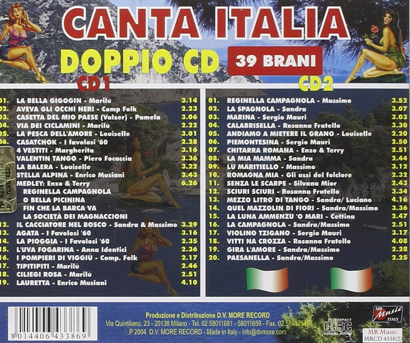 Compilation - Canta Italia CD 8014406433869