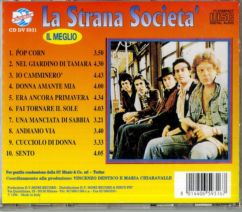 Strana Societa' La - Il Meglio Cd 8014406593167