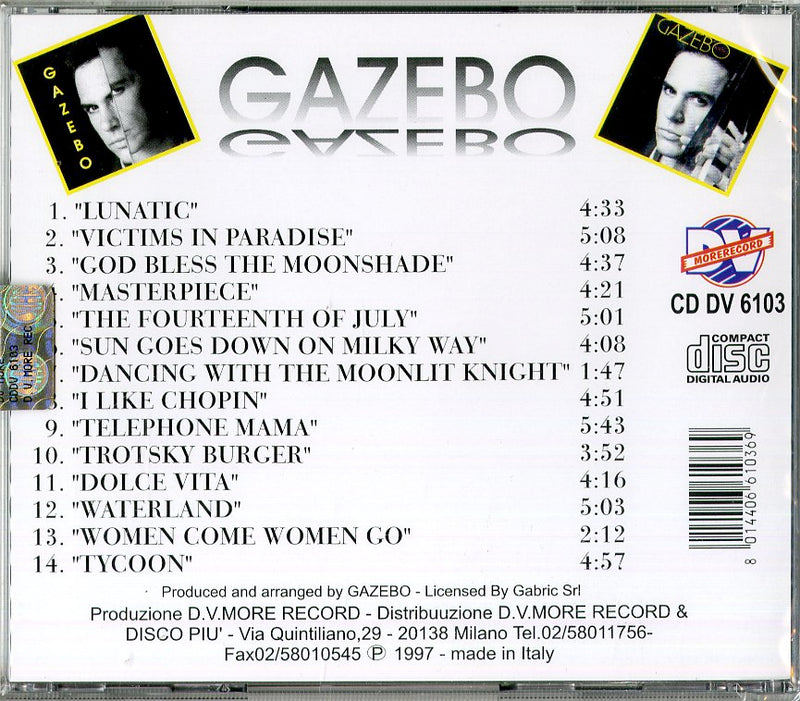 Gazebo - Greatest Hits Cd 8014406610369