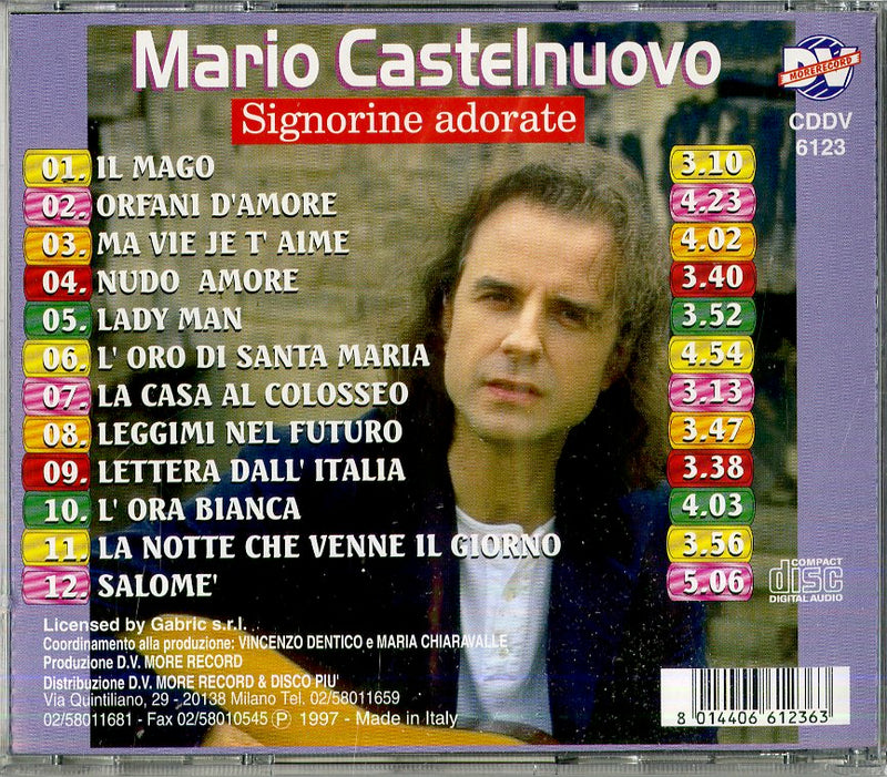 Castelnuovo Mario - Signorine Adorate CD 8014406612363