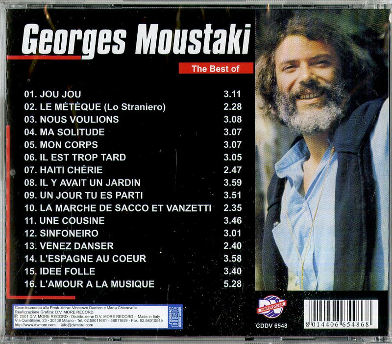 Moustaki Georges - The Best Of George Moustaki Cd 8014406654868