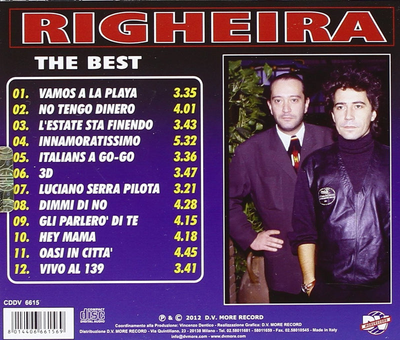 Righeira - The Best Cd 8014406661569