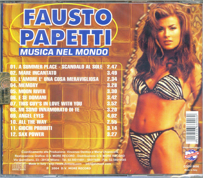 Papetti Fausto - Musica Nel Mondo (Orchestra) Cd 8014406669060