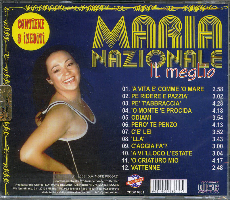 Nazionale Maria - Il Meglio Cd 8014406683165