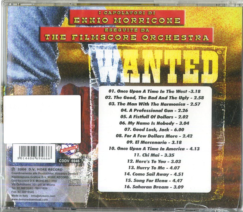 O. S. T. -I Capolavori Di Ennio Morricone - I Capolavori Di Ennio Morricone CD 8014406694666