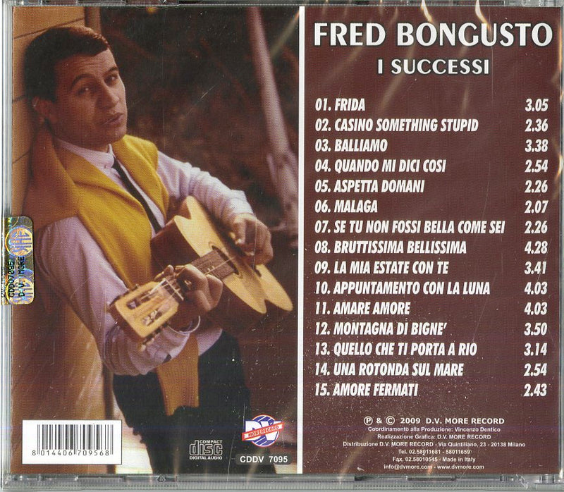 Bongusto Fred - I Successi Cd 8014406709568