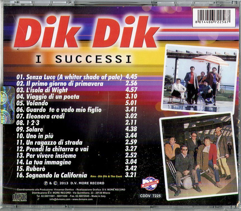 Dik Dik - I Successi Cd 8014406722567