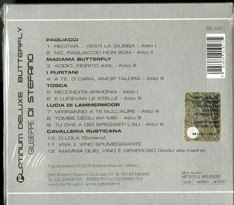 Di Stefano Giuseppe - Giuseppe Di Stefano CD 8015670010275