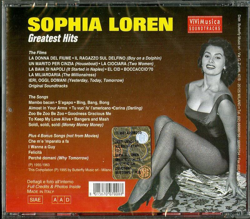 Loren Sophia - Greatest Hits Cd 8015670070088