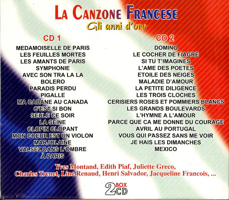Compilation - La Canzone Francese (Gli Anni D'Oro Cd 8015670092196