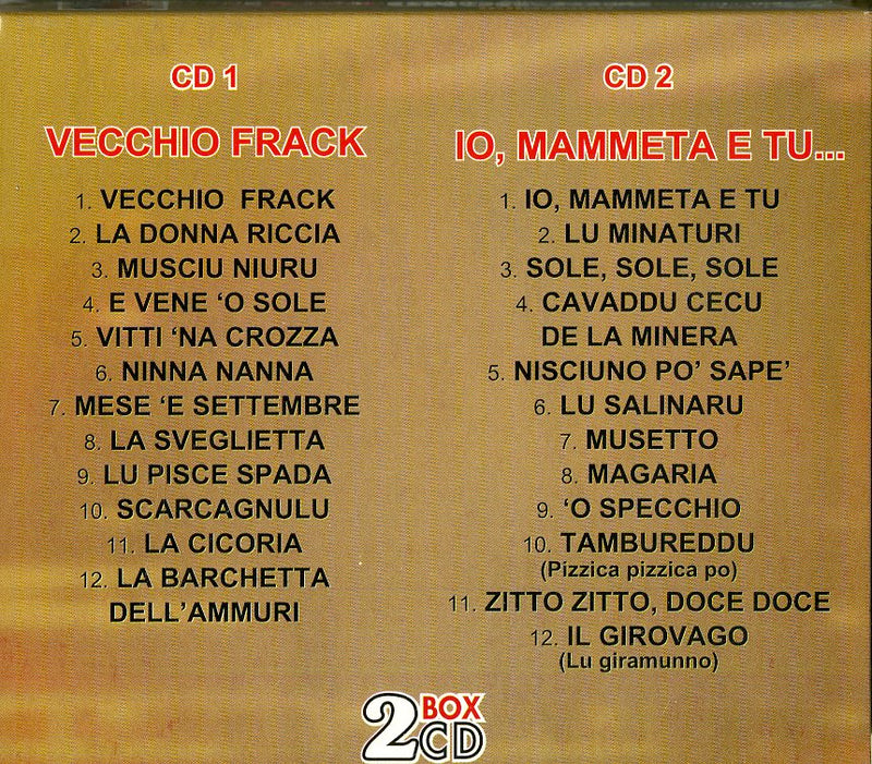 Modugno Domenico - Vecchio Frack CD 8015670092462