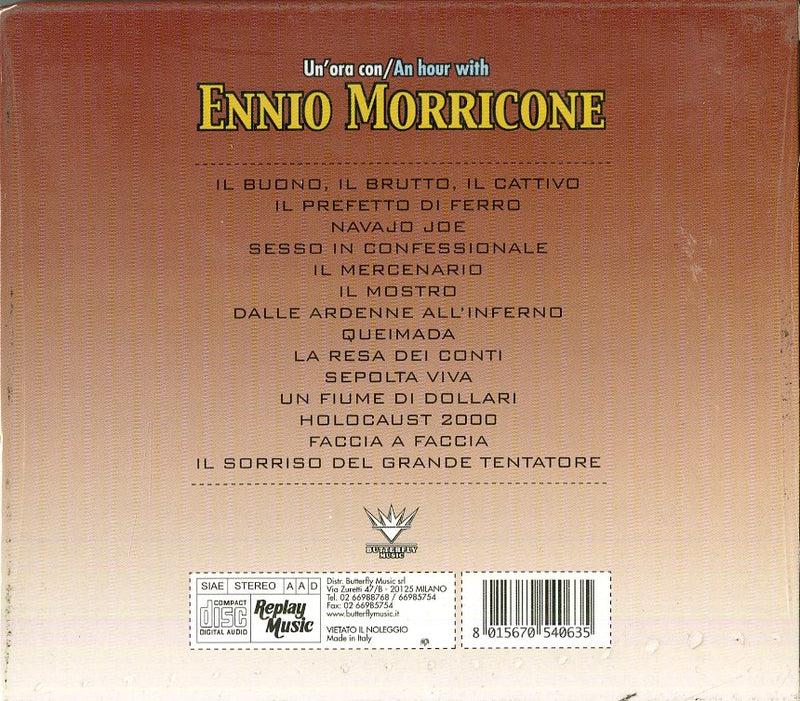 Morricone Ennio - Un'Ora Con Ennio Morricone Cd 8015670540635