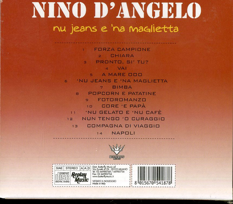 D'Angelo Nino - Nu Jeans E 'Na Maglietta Cd 8015670541878