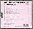 Compilation - Festival Di Sanremo Gli Anni D'Oro Vol.3 CD 8015670642278