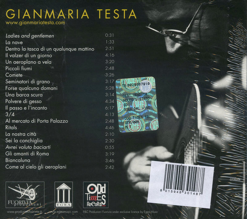 Testa Gianmaria - Solo Dal Vivo Cd 8015948301487