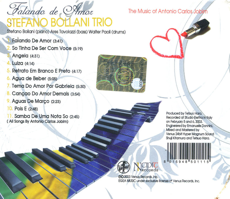 Bollani Stefano Trio - Falando De Amor Cd 8015948501115