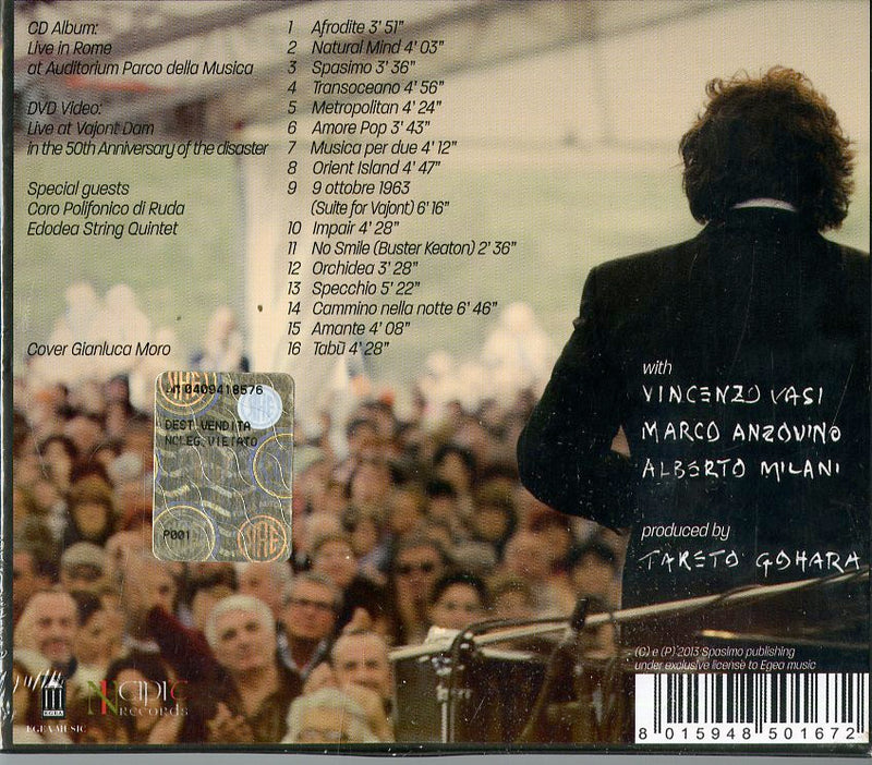 Anzovino Remo - Vivo (Cd+Dvd) Cd 8015948501672