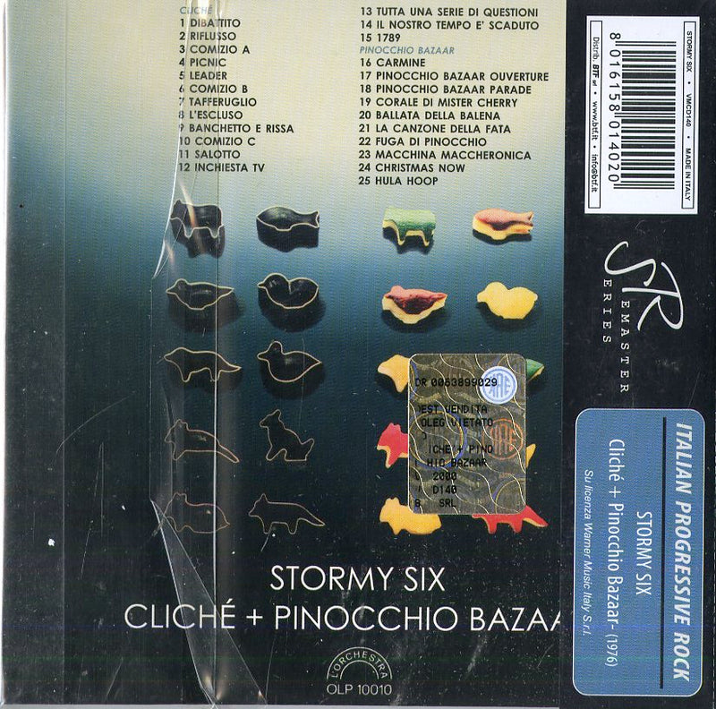 Stormy Six - Cliche'+ Pinocchio Bazaar Cd 8016158014020