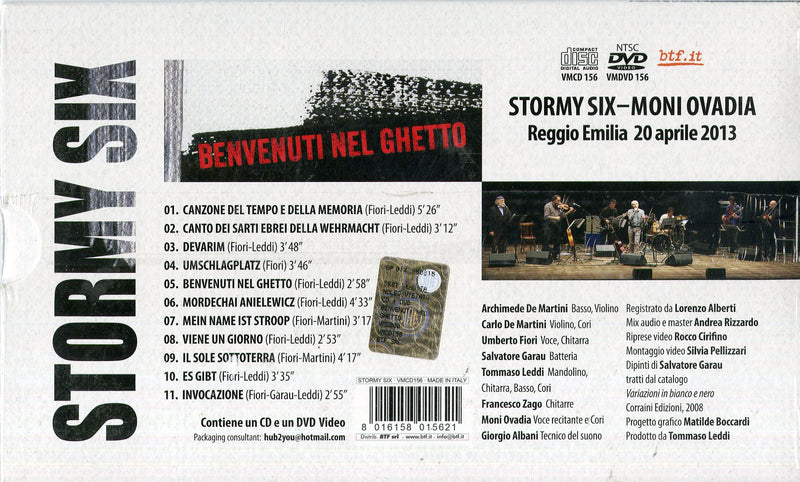 Stormy Six,Moni Ovadia - Benvenuti Nel Ghetto (Cd+Dvd) Cd 8016158015621