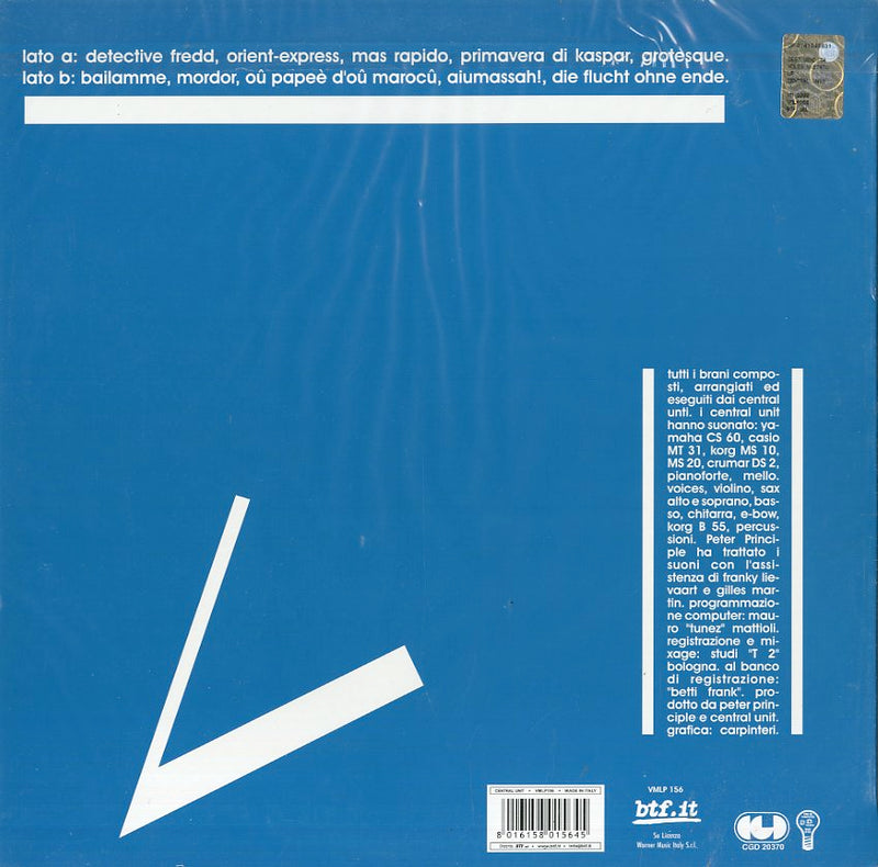 Central Unit - Central Unit Lp 8016158015645