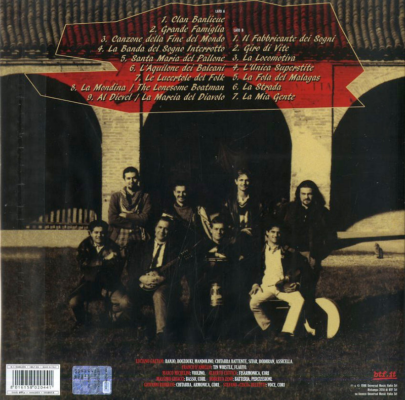 Modena City Ramblers - La Grande Famiglia (Limited Edt.Solid Red Gatefold) Lp 8016158020441