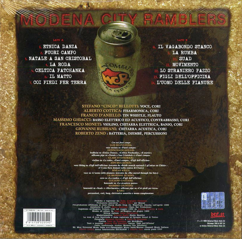 Modena City Ramblers - Fuori Campo Lp 8016158020540