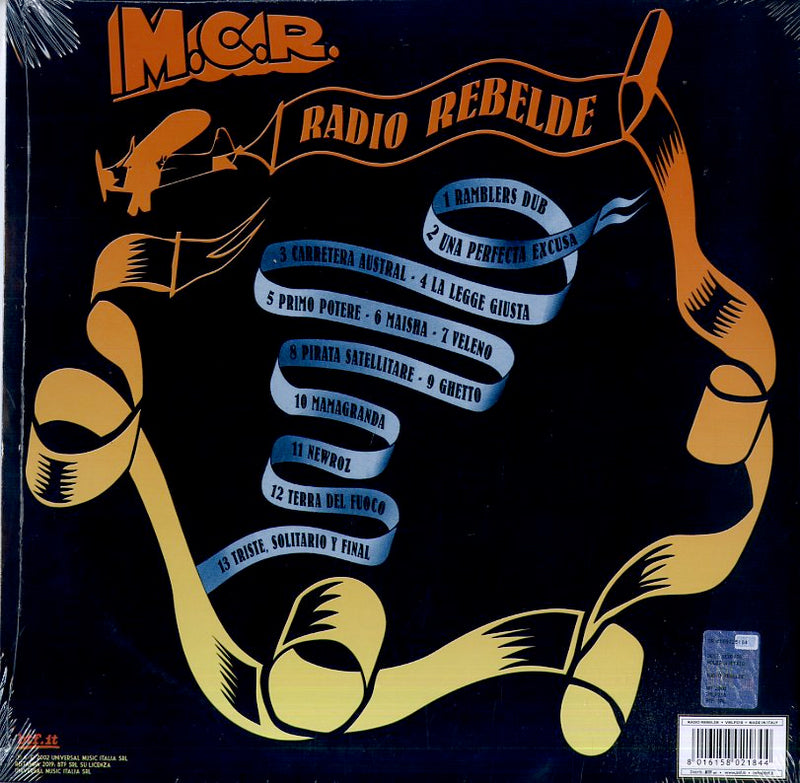 Modena City Ramblers - Radio Rebelde (180 Gr. Vinyl Red Gatefold Limited Edt.) Lp 8016158021844