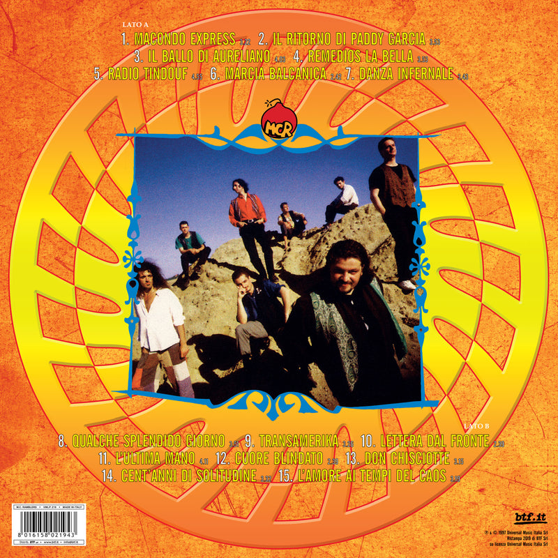 Modena City Ramblers - Terra E Liberta' (180 Gr.Gatefold Vinyl Red Limited Edt.) Lp 8016158021943