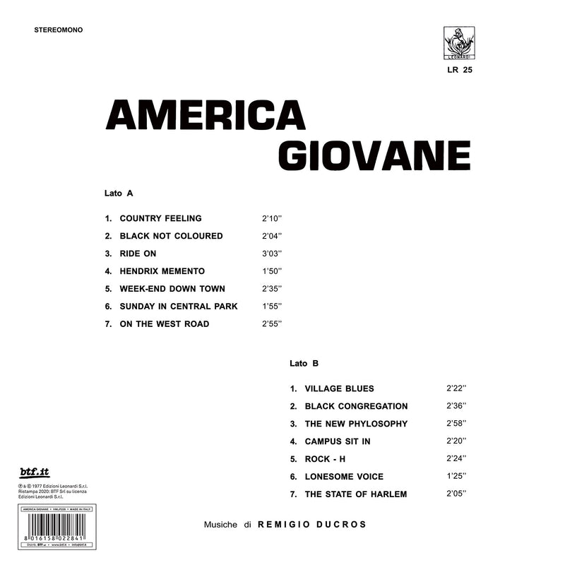 Ducros Remigio - America Giovane (180 Gr.)