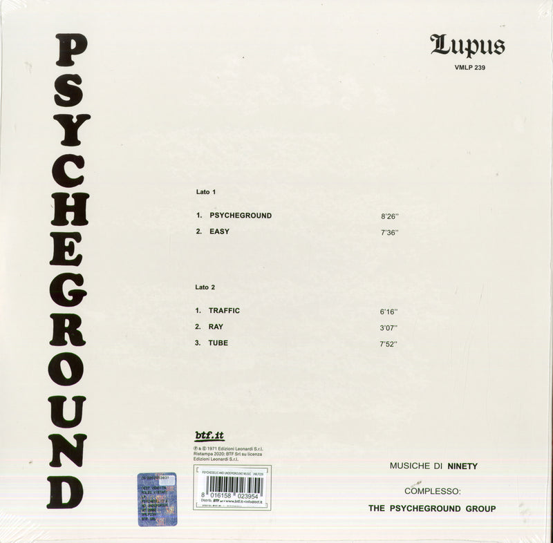 Psycheground Group The - Psychedelic And Underground Music (180 Gr. Vinyl Yellow Limited Edt.) Lp 8016158023954