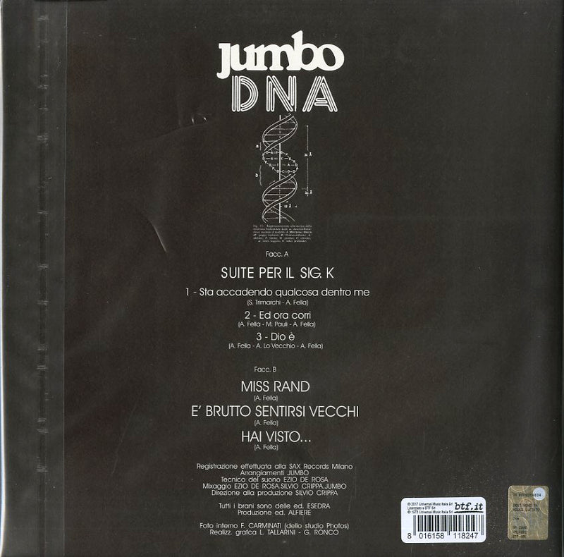 Jumbo - Dna (Limited Edt. 180 Gr.) Vinile LP - Vinyl record 8016158118247