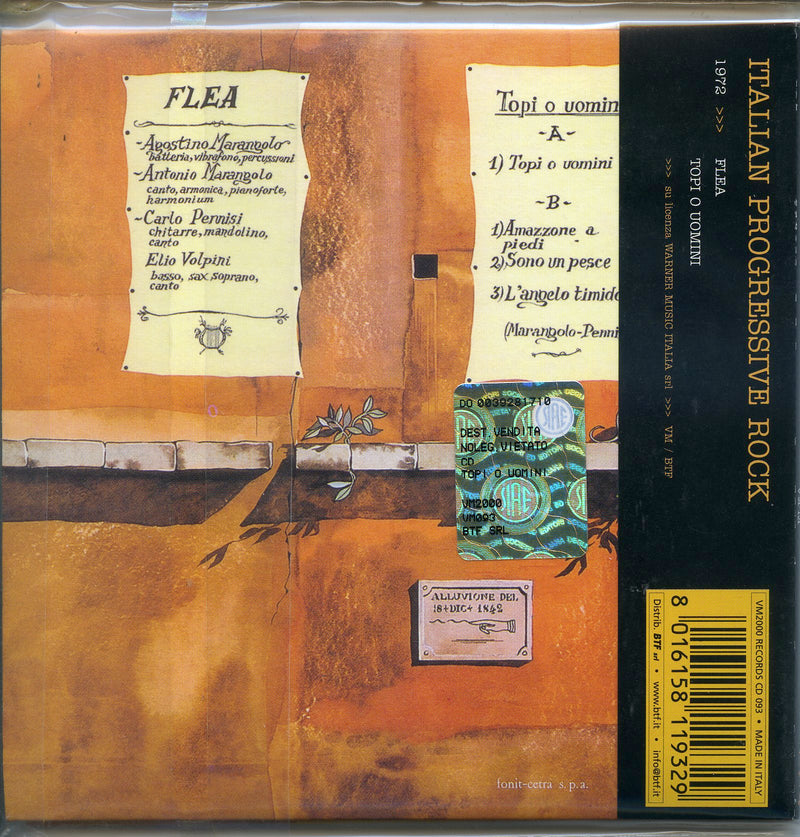 Flea - Topi O Uomini Cd 8016158119329