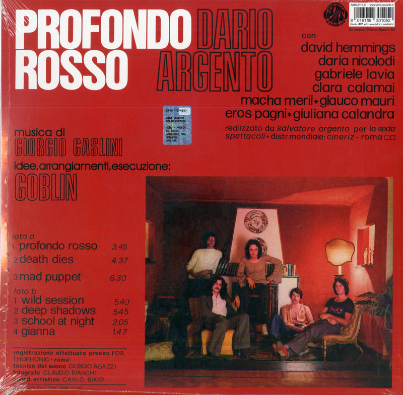 O.S.T.-Profondo Rosso (Goblin) - Profondo Rosso (180 Gr. Vinyl Crystal Gatefold Limited Edt.) Lp 8016158301052