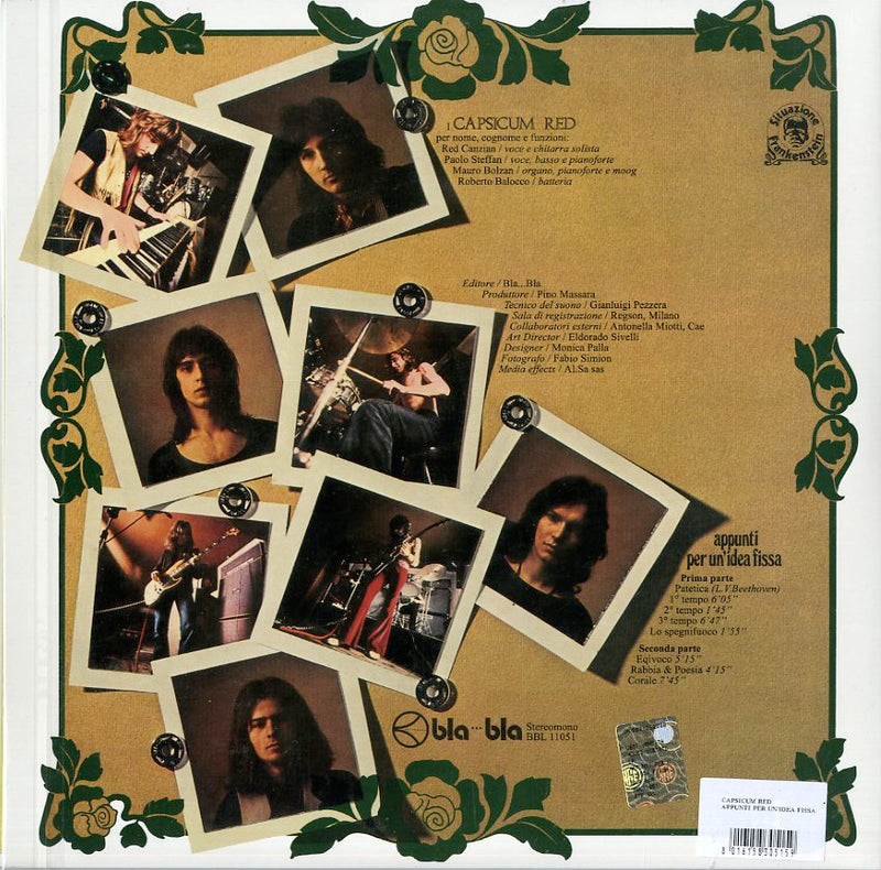 Capsicum Red - Appunti Per Un'Idea Fissa