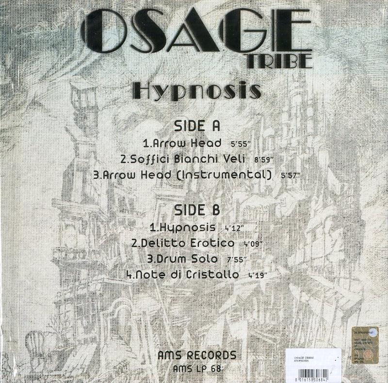 Osage Tribe - Hypnosis Lp 8016158306842