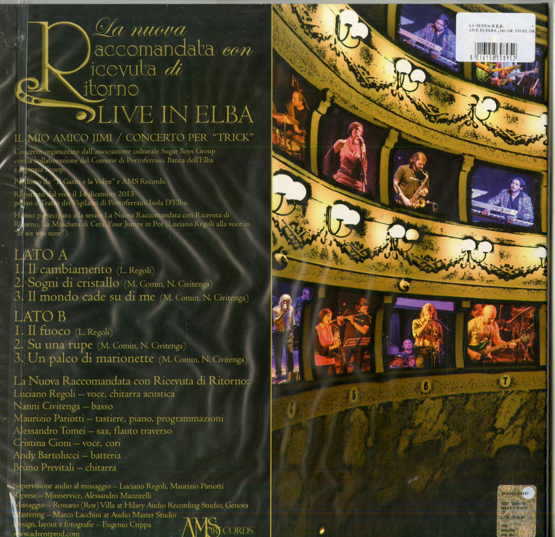 La Nuova R.R.R. - Live In Elba (180 Gr. Vinyl Orange Gatefold Limited Edt.) Lp 8016158308952