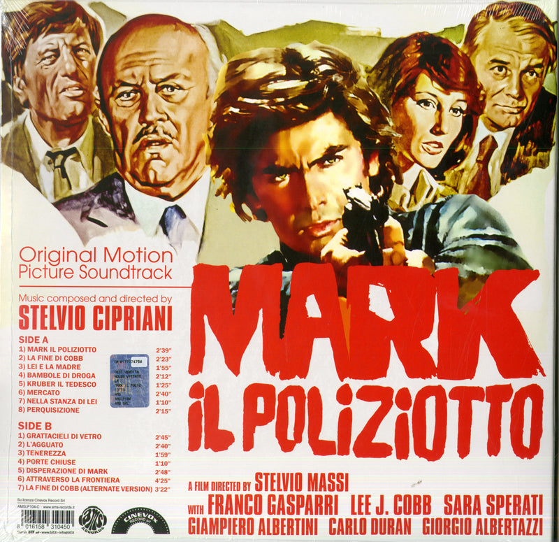 O. S. T. -Mark Il Poliziotto( Stelvio Cipriani) - Mark Il Poliziotto (180 Gr. Vinyl Crystal Gatefold Limited Edt.) Lp 8016158310450