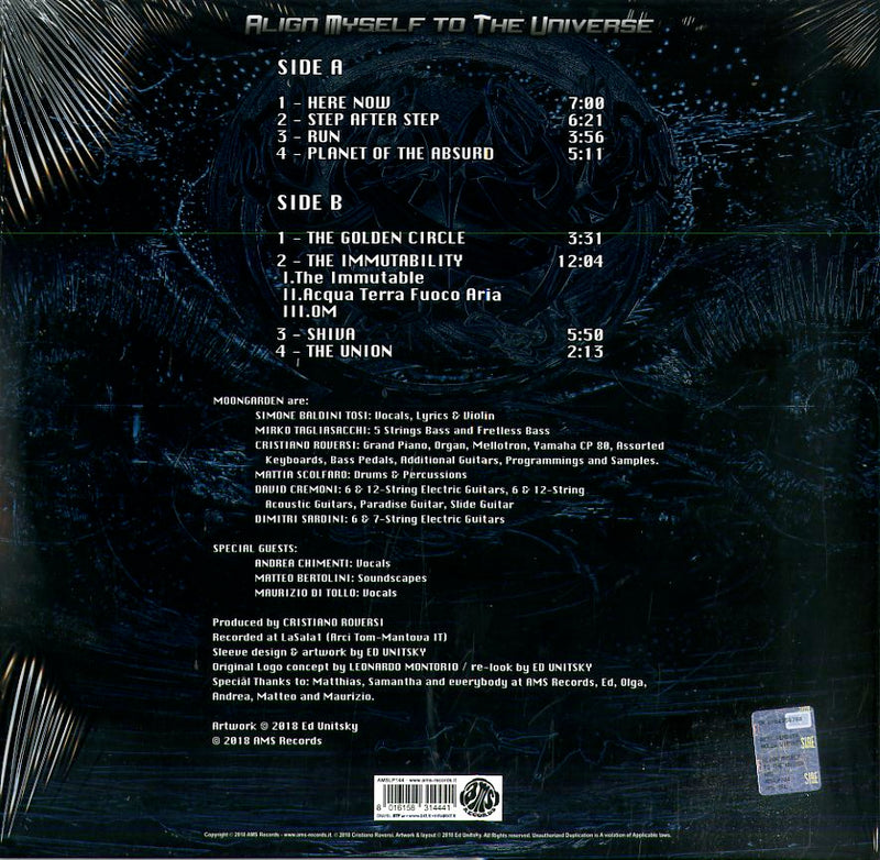Moongarden - Align Myself To The Universe (180 Gr.Gatefold) Lp 8016158314441